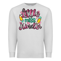 Dove Grey little miss kindergarten Premium Sweatshirt - Zillion Design Studio