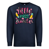 Navy little miss kindergarten Premium Sweatshirt - Zillion Design Studio