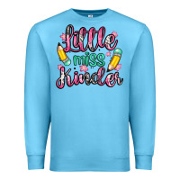 Ocean Blue little miss kindergarten Premium Sweatshirt - Zillion Design Studio
