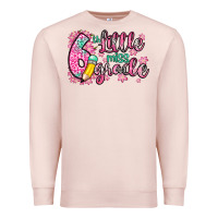 Pale Pink little miss 6th grade Premium Sweatshirt - Zillion Design Studio