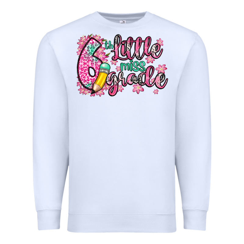 Little Miss 6th Grade Premium Sweatshirt by Zillion Design Studio | Teevron