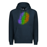 Navy halloween leopard patch 4 Premium Hoodie - BundleAndBundleShop