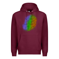 Burgundy halloween leopard patch 4 Premium Hoodie - BundleAndBundleShop