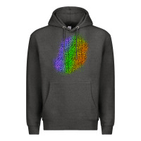 Charcoal Heather halloween leopard patch 4 Premium Hoodie - BundleAndBundleShop