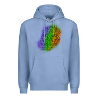 Colony Blue halloween leopard patch 4 Premium Hoodie - BundleAndBundleShop