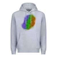 Heather Grey halloween leopard patch 4 Premium Hoodie - BundleAndBundleShop