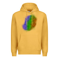 Mustard halloween leopard patch 4 Premium Hoodie - BundleAndBundleShop