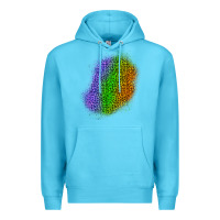Ocean Blue halloween leopard patch 4 Premium Hoodie - BundleAndBundleShop
