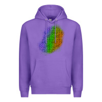 Purple halloween leopard patch 4 Premium Hoodie - BundleAndBundleShop