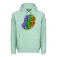 Seafoam halloween leopard patch 4 Premium Hoodie - BundleAndBundleShop