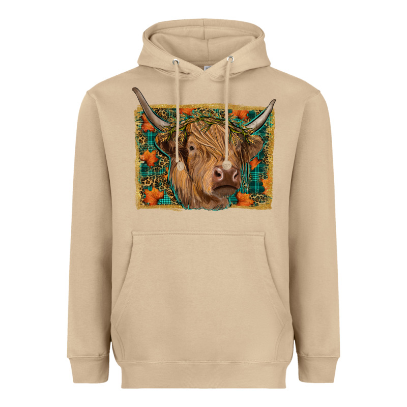 Fall Cow Heavyweight Hoodie by RanaPortraitStore | Teevron