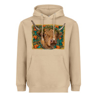 Mushroom Fall Cow Heavyweight Hoodie - RanaPortraitStore