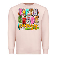 Pale Pink fifth grade energy Premium Sweatshirt - texasbilliewilder