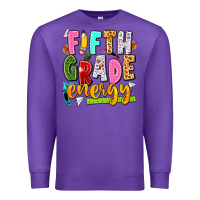 Purple fifth grade energy Premium Sweatshirt - texasbilliewilder