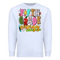 White fifth grade energy Premium Sweatshirt - texasbilliewilder