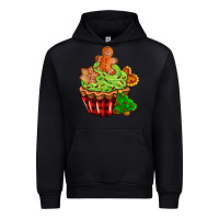 Black christmas cookie cupcake Urban Hoodie - AdoDesignShop