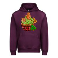 Mauve Wine christmas cookie cupcake Urban Hoodie - AdoDesignShop