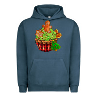 Pigment Midnight Navy christmas cookie cupcake Urban Hoodie - AdoDesignShop