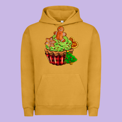 Christmas Cookie Cupcake Urban Hoodie Designed By Adodesignshop