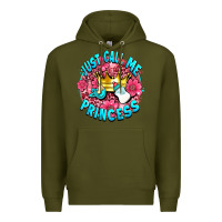 Army Green just call me princess Premium Hoodie - AdoDesignShop