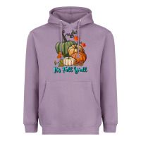 Lavender Happy Fall Y'all Pumpkins Heavyweight Hoodie - RanaPortraitStore