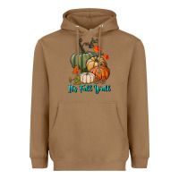 Toasted Coconut Happy Fall Y'all Pumpkins Heavyweight Hoodie - RanaPortraitStore