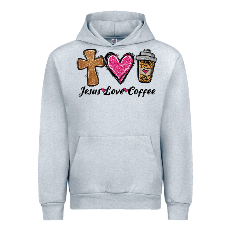 Jesus Love Coffee Urban Hoodie by Jasminsmagicworld | Teevron