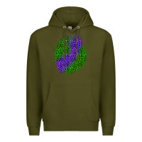 Army Green halloween leopard patch 3 Premium Hoodie - BundleAndBundleShop
