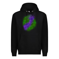 Black halloween leopard patch 3 Premium Hoodie - BundleAndBundleShop