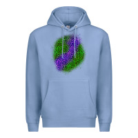 Colony Blue halloween leopard patch 3 Premium Hoodie - BundleAndBundleShop