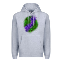 Heather Grey halloween leopard patch 3 Premium Hoodie - BundleAndBundleShop