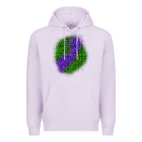 Lilac halloween leopard patch 3 Premium Hoodie - BundleAndBundleShop