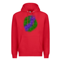 Red halloween leopard patch 3 Premium Hoodie - BundleAndBundleShop