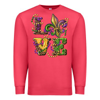 Cardinal love fleur de lis Premium Sweatshirt - RanaPortraitStore