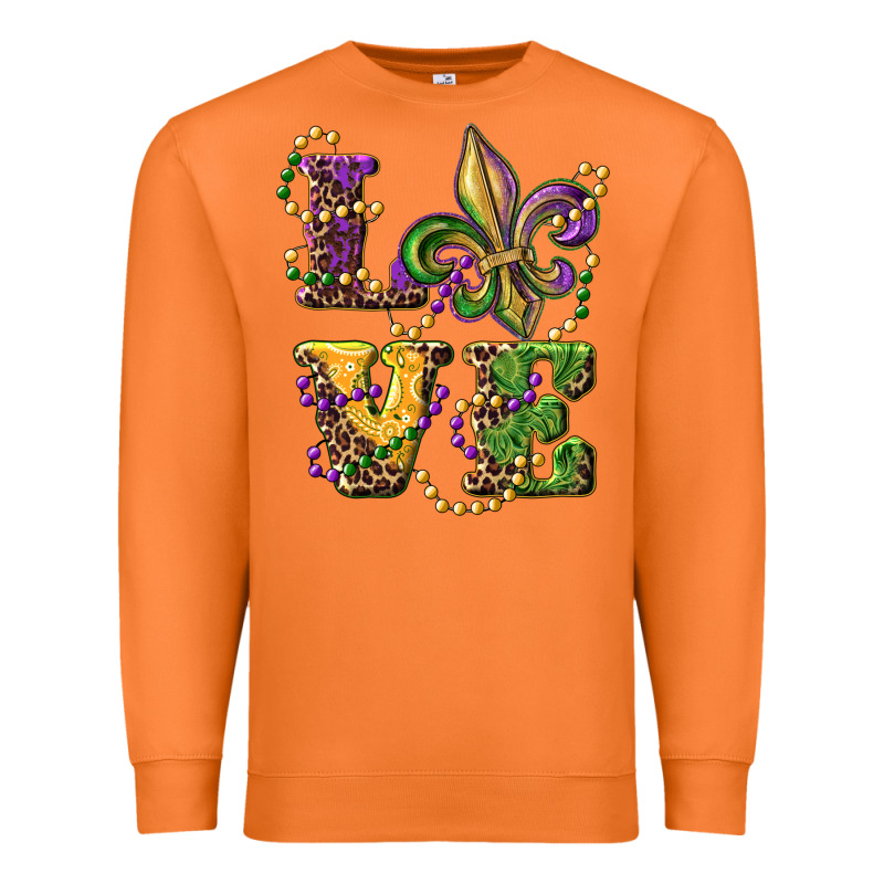 Love Fleur De Lis Premium Sweatshirt by RanaPortraitStore | Teevron