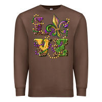 Chestnut love fleur de lis Premium Sweatshirt - RanaPortraitStore