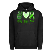 Pigment Black peace love cure non hodgkin's lymphoma Urban Hoodie - Jasminsmagicworld