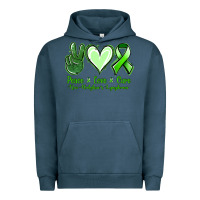 Pigment Midnight Navy peace love cure non hodgkin's lymphoma Urban Hoodie - Jasminsmagicworld