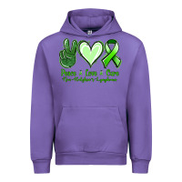 Tulip peace love cure non hodgkin's lymphoma Urban Hoodie - Jasminsmagicworld