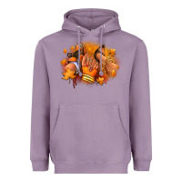 Lavender Fall sneaker and heel afro woman Heavyweight Hoodie - RanaPortraitStore