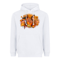 White Fall sneaker and heel afro woman Heavyweight Hoodie - RanaPortraitStore