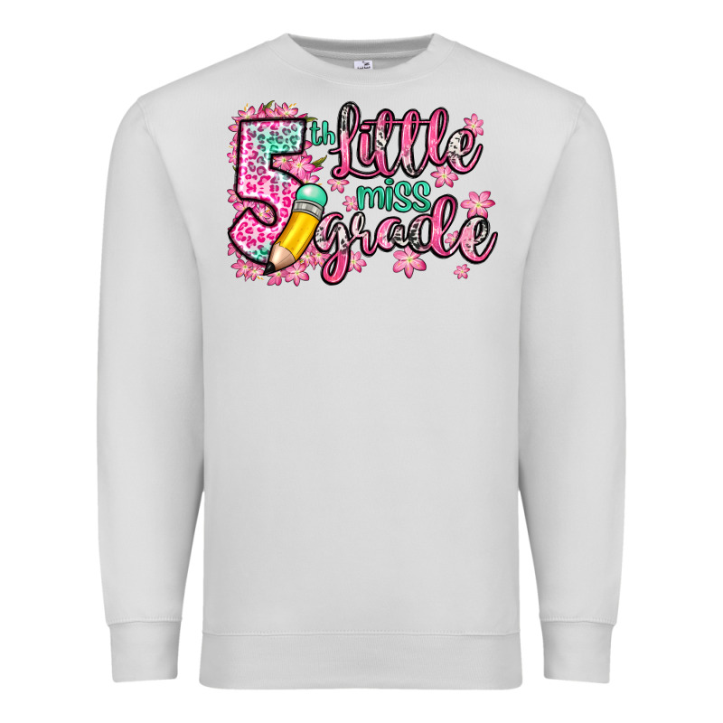 Little Miss 5th Grade Premium Sweatshirt by Zillion Design Studio | Teevron