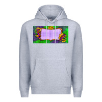 Heather Grey custom halloween lightning bolt license plate Premium Hoodie - BundleAndBundleShop