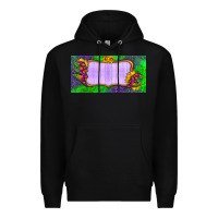 Black custom halloween lightning bolt license plate Premium Hoodie - BundleAndBundleShop