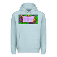 Blue Mist custom halloween lightning bolt license plate Premium Hoodie - BundleAndBundleShop