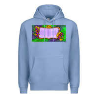 Colony Blue custom halloween lightning bolt license plate Premium Hoodie - BundleAndBundleShop