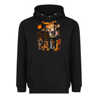 Black Hay Fall heifer Heavyweight Hoodie - RanaPortraitStore