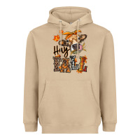 Hay Fall Heifer Heavyweight Hoodie | Teevron