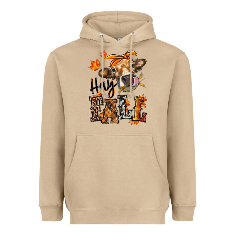 Hay Fall Heifer Heavyweight Hoodie by RanaPortraitStore | Teevron