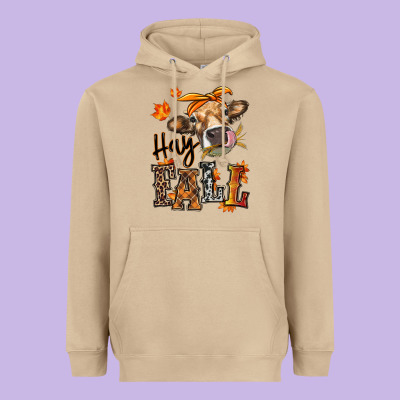 Heavyweight Hoodie Hay Fall heifer